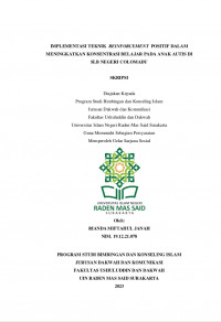 Implementasi Teknik Reinforcement Positif Dalam Meningkatkan Konsentrasi Belajar Pada Anak Autis di SLB Negeri Colomadu