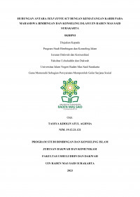 Hubungan Antara Self-Efficacy Dengan Kematangan Karir Pada Mahasiswa Bimbingan Dan Konseling Islam UIN Raden Mas Said Surakarta