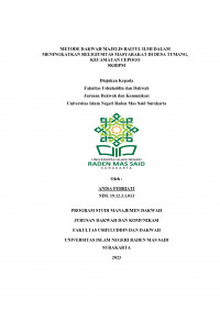 Metode Dakwah Majelis Baitul Ilmi Dalam Meningkatkan Religiusitas Masyarakat Di Desa Tumang,      Kecamatan Cepogo