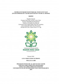 TAFSIR AYAT KISAH YUSUF PADA QS. YUSUF AYAT 23-29 (STUDI KOMPARATIF TAFSIR ¬QURTUBI DAN TAFSIR AL-MISBAH)