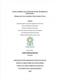 Makna Simbol dalam Motif Batik Tradisional Surakarta (Ditinjau dari Teori Semiotika Charles Sanders Peirce)