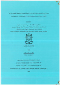 Pengaruh Personal Growth Initiative dan Kemandirian terhadap Cinderella Complex pada Remaja Putri