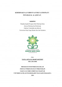 Kebermaknaan Hidup Santri Yatim/Piatu Penghafal Al-Qur’an