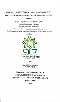 Hubungan antara Persepsi terhadap Tugas Akademik dengan Prokrastinasi pada Pelajar Madrasah Aliyah