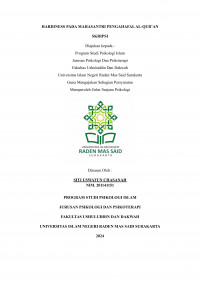 Hardiness Pada Mahasantri Penghafal Al-Qur’an