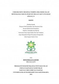 Cyber Branding The Royal Wedding Organizer Dalam Meningkatkan Brand Awareness Melalui Akun Instagram @theroyal_wo