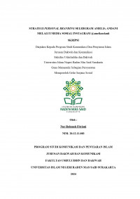 Strategi Personal Branding Selebgram Amelia Andani Melalui Media Sosial Instagram @ameliandanii