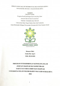 Peran Guru Dalam Membentuk Self Esteem Siswa Tunanetra Di Slb A Ykab Surakarta