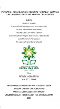 Pengaruh Kecerdasan Emosional Terhadap Quarter Life Crisis Pada Remaja Akhir Di Desa Sraten