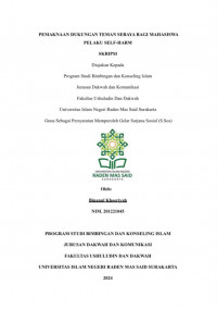 PEMAKNAAN DUKUNGAN TEMAN SEBAYA BAGI MAHASISWA PELAKU SELF-HARM