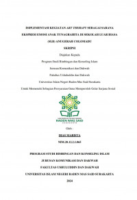 Implementasi Kegiatan Art Therapy Sebagai Sarana Ekspresi Emosi Anak Tunagrahita di Sekolah Luar Biasa (SLB) Anugerah Colomadu