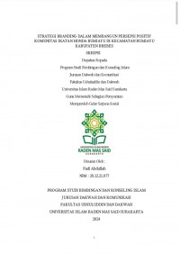 Strategi Branding Dalam Membangun Persepsi Positif Komunitas Ikatan Honda Bumiayu