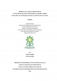 BIMBINGAN KLASIKAL DEMONSTRASI 
UNTUK MENINGKATKAN KETERAMPILAN MEMBUAT BROS 
PADA SISWA TUNAGRAHITA DI SLB CC1 SHANTI YOGA KLATEN