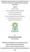 PENERIMAAN DIRI PADA REMAJA ANAK PERTAMA PASCA KEMATIAN AYAH SECARA MENDADAK DI BANJARSARI SURAKARTA