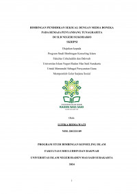 Bimbingan Pendidikan Seksual Dengan Media Boneka Pada Remaja Penyandang Tunagrahita Di Slb Negeri Sukoharjo