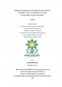 Bimbingan Pribadi Dalam Membentuk Kecerdasan Emosional Pada Anak Disabilitas Laras Di SLB-E Bhina Putera Surakarta