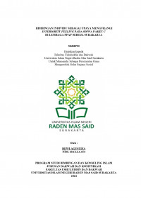 Bimbingan Individu sebagai upaya Mengurangi Inferiority Feeling pada Siswa Paket C di Lembaga PPAP Surakarta