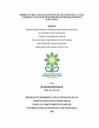 Bimbingan Belajar Dalam Meningkatkan Kosakata Anak Cerebral Palsy Di Mi Muhammadiyah Program Khusus Kartasura