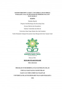 Konsep Diri Siswa Paket C Di Lembaga Ppap Seroja Surakarta Dalam Menghadapi Persepsi Negatif Masyarakat