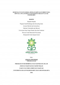 HUBUNGAN STATUS SOSIAL DENGAN KEPUASAN HIDUP PADA DEWASA AWAL DI DESA SANGGRAHAN KRAJAN GATAK SUKOHARJO