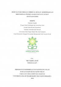 Hubungan Kecerdasan Spiritual dengan Kebermaknaan Hidup Remaja Peserta Kajian di Panti Asuhan Aisyiyah 04 Simo