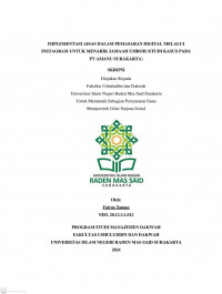 IMPLEMENTASI AISAS DALAM PEMASARAN DIGITAL MELALUI INSTAGRAM UNTUK MENARIK JAMAAH UMROH (STUDI KASUS PADA PT AMANU SURAKARTA)