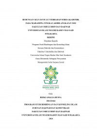 HUBUNGAN SELF-EFFICACY TERHADAP STRES AKADEMIK PADA MAHASISWA TINGKAT AKHIR ANGKATAN 2020 FAKULTAS USHULUDDIN DAN DAKWAH UNIVERSITAS ISLAM NEGERI RADEN MAS SAID SURAKARTA