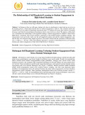 The Relationship of Self Regulated Learning to Student Engagement in High School Students