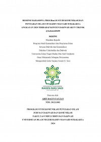 Resepsi Mahasiswa Program Studi Komunikasi dan Penyiaran Islam UIN Raden Mas Said Surakarta Angkatan 2020 Terhadap Konten Dakwah Akun TikTok @kadamsidik00