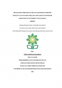 Pencegahan Perceraian Melalui Konseling Keluarga di Pusat Layanan Keluarga KUA Kecamatan Wonosari Kabupaten Gunungkidul Yogyakarta