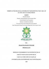 BIMBINGAN PRANIKAH DALAM MEMBANGUN KEHARMONISAN KELUARGA DI KUA KECAMATAN GONDANGREJO