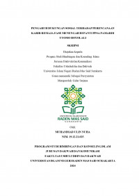 Pengaruh Dukungan Sosial Terhadap Perencanaan Karir Remaja Fase Menengah Di Panti Ppsa Pamardi Utomo Boyolali