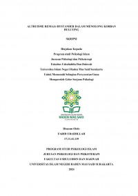 Altruisme Remaja Bystander Dalam Menolong Korban Bullying