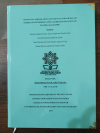 Penguatan  Aqidah  Ahlus Sunnah Wal Jamaah Dalam Kurikulum Pendidikan Siswa Madrasah Tsanawiyah Yaumika Kalijambe