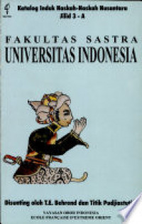 Katalog Induk Naskah-naskah Nusantara Jilid 3-A
