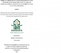 Bimbingan Pribadi dengan Teknik Bibliotherapy untuk Mengembangkan Konsep Diri Anak Tuna Daksa di Sekolah Luar Biasa (SLB) D-D1 Yayasan Pembinaan Anak Cacat (YPAC) Surakarta