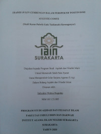 Tradisi Julen Cembengan dalam Perspektif Positivisme Auguste Comte (Studi Kasus Pabrik Gula Tasikmadu Karanganyar)