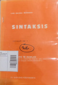 Sintaksis