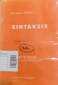 Sintaksis