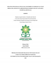 Pengemasan Pesan Dalam Pembinaan Kerukunan Umat Beragama Oleh Gus Wahid di Dusun Padokan, Sawahan, Ngemplak, Boyolali.