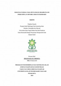 Dukungan Sosial Pada Penyandang Disabilitas Di Perkumpulan Difabel Sehati Sukoharjo