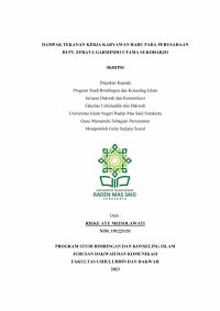 Dampak Tekanan Kerja Karyawan Baru Pada Perusahaan Di Pt. Efrata Garmindo Utama Sukoharjo