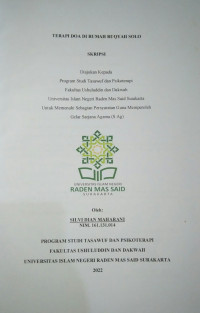 TERAPI DOA DI RUMAH RUQYAH SOLO