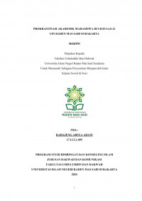 Akademik Mahasiswa Di Ukm Gas-21 Uin Raden Mas Said Surakarta