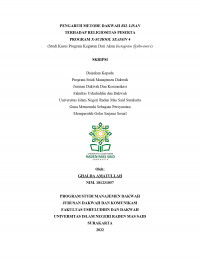 PENGARUH METODE DAKWAH BIL LISAN TERHADAP RELIGIOSITAS PESERTA PROGRAM X-SCHOOL SEASON 4 (STUDI KASUS PROGRAM KEGIATAN DARI AKUN INSTAGRAM @XKWAVERS)