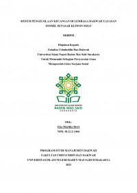 SISTEM PENGELOLAAN KEUANGAN DI LEMBAGA DAKWAH YAYASAN FOSMIL DI PASAR KLIWON SOLO