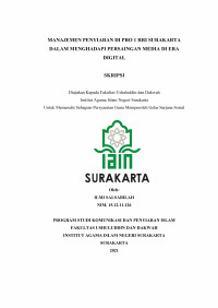 Manajemen Penyiaran di Pro 1 RRI Surakarta Dalam Menghadapi Persaingan Media Di Era Digital
