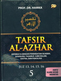 Tafsir Al Azhar Jilid 5 ( Juz 13, 14, 15, 16)