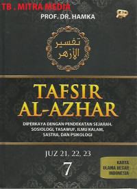 Tafsir Al Azhar Jilid 7 (Juz 21,22,23)