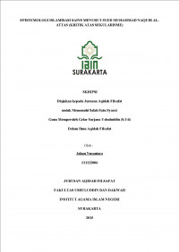 Epistimologi Islamisasi Sains Menurut Syed Muhammad Naquib Al-Attas (Kritik Atas Sekularisme)